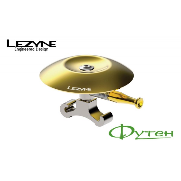 Дзвінок на велосипед Lezyne CLASSIC SHALLOW BRASS BELL S сріблястий