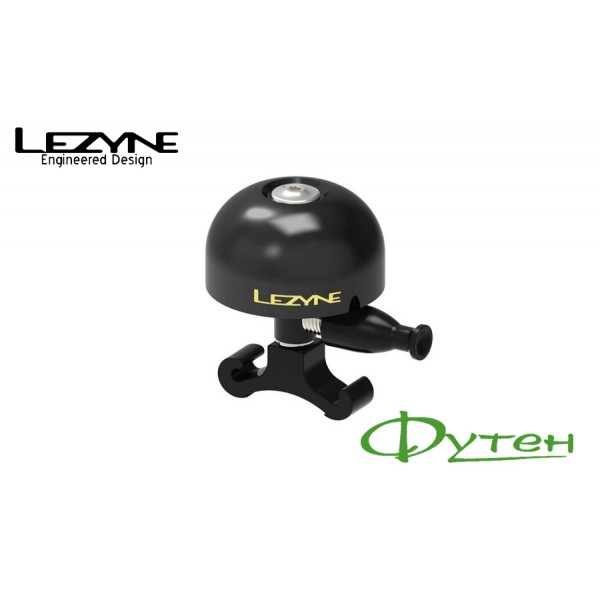 Вело звонок Lezyne CLASSIC BRASS MEDIUM ALL BLACK BELL