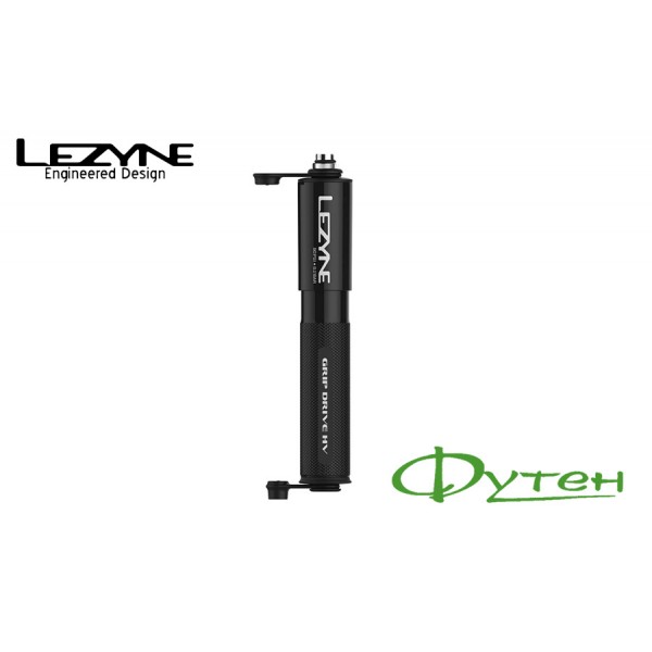 Насос велосипедний Lezyne GRIP DRIVE HV - M black