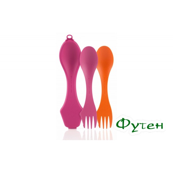 Набор ловилок Light my fire SPORKS'N CASE 2-pack orange/fuchsia