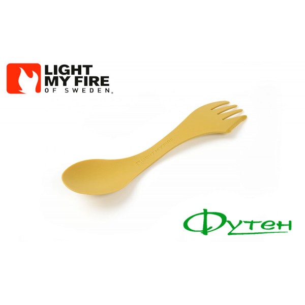 Ложка Light my fire SPORK MEDIUM BIO bulk musty yellow