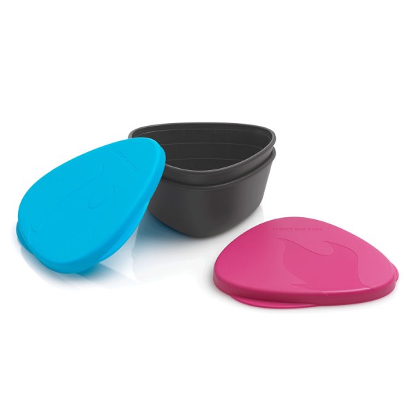 Набор посуды контейнеров Light my fire SNAPBOX 2-pack fuchsia/cyan blue