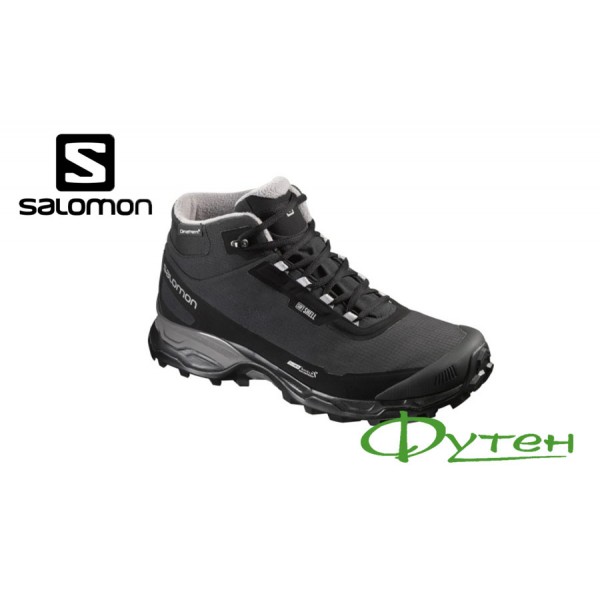 Черевики Salomon SHELTER SPIKES CS WP black/black/frost gray