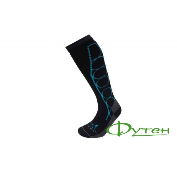 Термошкарпетки лижні Lorpen S2SMW SKI MIDWEIGHT black/turquoise