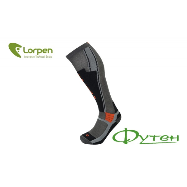 Термоноски Lorpen T3 SKI LIGHT black/grey