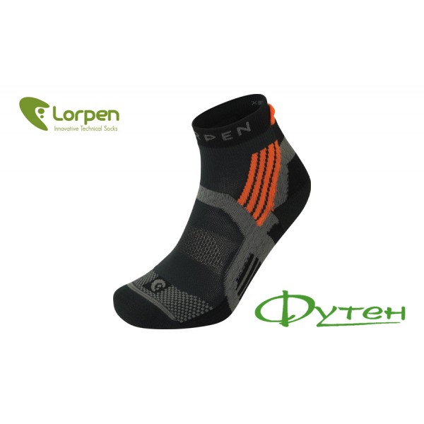 Термоноски Lorpen TRAIL RUNNING PADDED ECO 6210224 2738 anthracite/orange