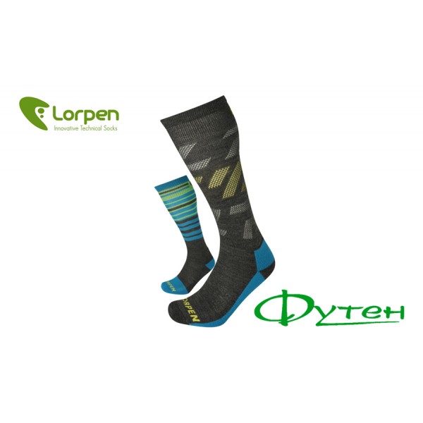 Термошкарпетки Lorpen SKI MID MEN 2-Pack ECO S2MME charcoal/blue