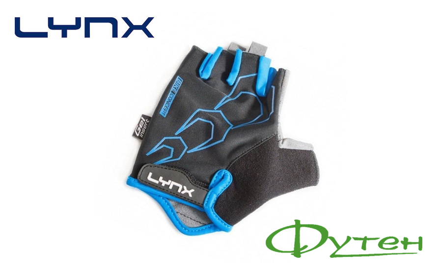 Вело рукавички Lynx RACE black/blue