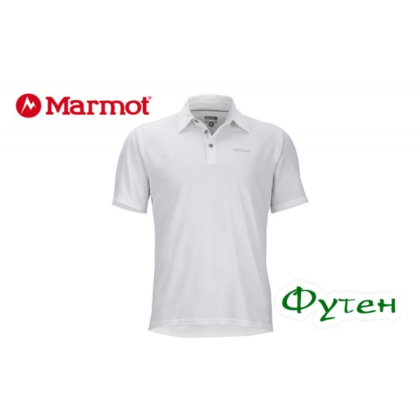 Футболка мужская Marmot SINITAS POLO SS white