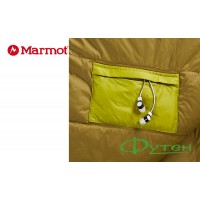 Спальный мешок Marmot Hydrogen Long dark citron/olive левый