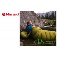 Спальный мешок Marmot Hydrogen Long dark citron/olive левый