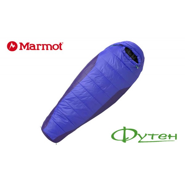 Спальний мішок Marmot Wms Sunset 20 Long Electric Blue/Dahila Purple