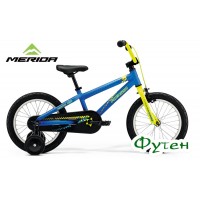 Велосипед Merida MATTS J 16 matt blue (yellow/sky blue)