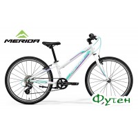 Велосипед Merida MATTS J 24 RACE pearl white (purple/teal)