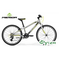 Велосипед Merida MATTS J 24 RACE matt silver (green/black)