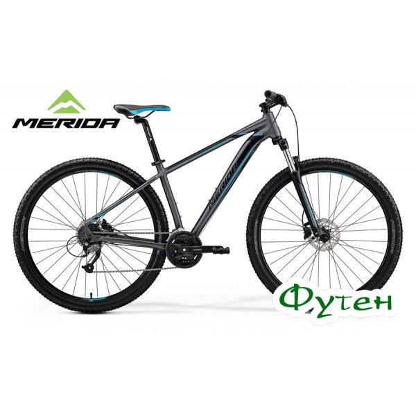 Велосипед Merida 29 BIG.NINE 40-D matt dark silver (blue/blk)