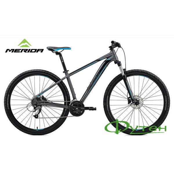 Велосипед Merida BIG.NINE 40 matt dark silver (blue/black)