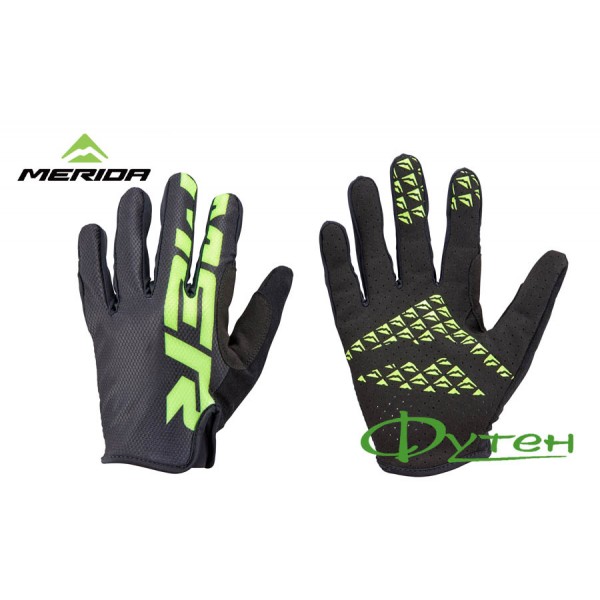 Велосипедні рукавички Merida GLOVE TRAIL black green