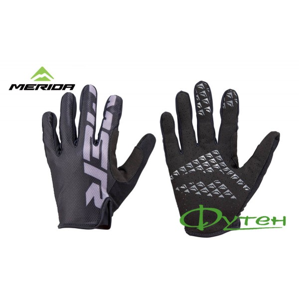 Рукавички велосипедні Merida GLOVE TRAIL black grey