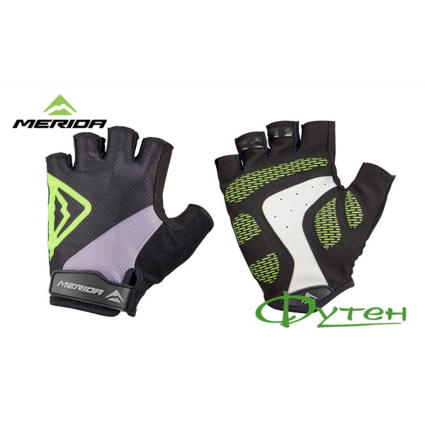 Велоперчатки Merida GLOVE CLASSIC gel black green