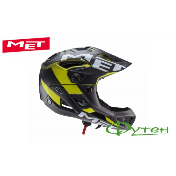 Шолом Met PARACHUTE yellow green black