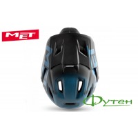 Шлем Met PARACHUTE MCR black petrol blue/matt