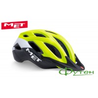 Шолом Met CROSSOVER safety yellow black/matt