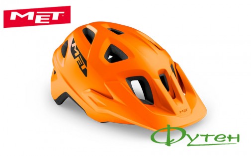Велосипедный шлем Met ECHO alpine green orange/matt