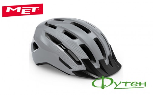 Велосипедный шлем Met DOWNTOWN gray/glossy
