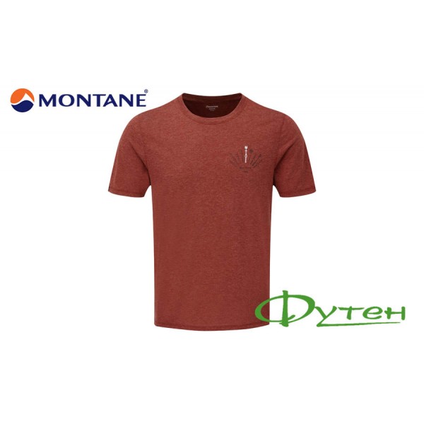 Футболка Montane TRAD T-SHIRT redwood