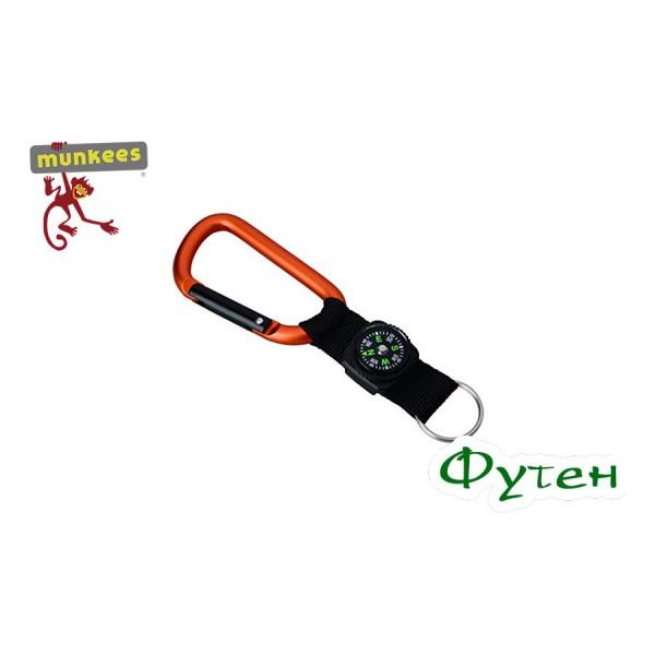 Брелок Munkees Carabiner with compass