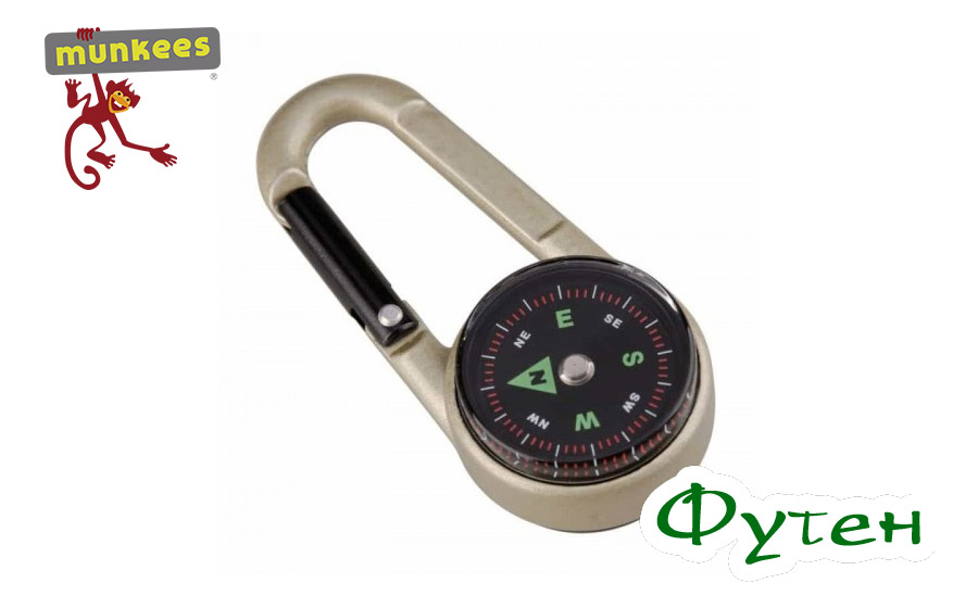 Брелок Munkees Compass with Thermometer