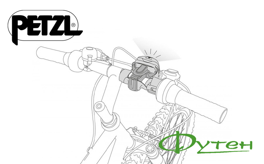Кріплення для ліхтаря на велосипед Petzl BIKE ADAPT black