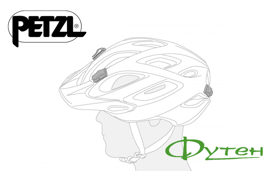 Крепление для фонаря на шлем Petzl UNI ADAPT black