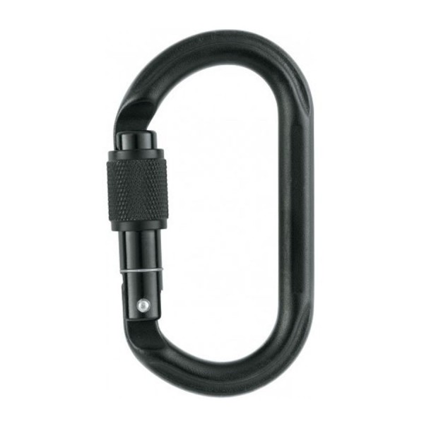 Карабин Petzl OXAN screw-lock steel black