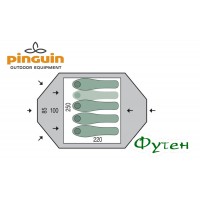 Палатка туристическая Pinguin TORNADO 4 fg