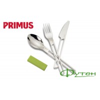 Ложка виделка ніж Primus LEISURE CUTLERY leaf green