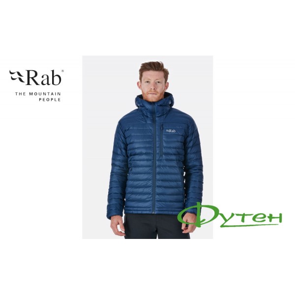 Пуховик RAB MICROLIGHT ALPINE JKT deep ink/footprint 