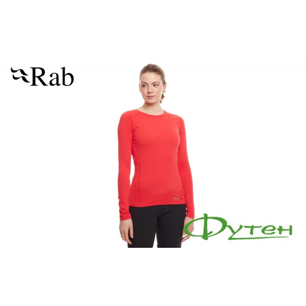 Футболка жіноча RAB FORCE LS TEE Wmns geranium