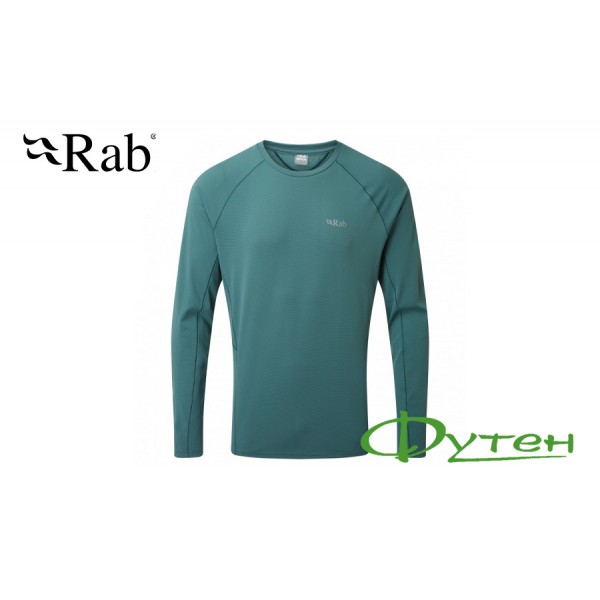 Футболка чоловіча RAB FORCE LS TEE bright arctic