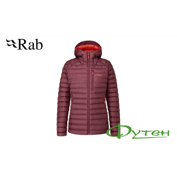 Куртка пухова RAB MICROLIGHT ALPINE Long JKT Wmns deep heather