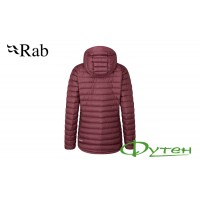 Куртка женская RAB MICROLIGHT ALPINE Long JACKET Wmns deep heather