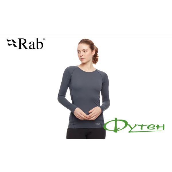 Футболка жіноча RAB FORCE LS TEE Wmns steel