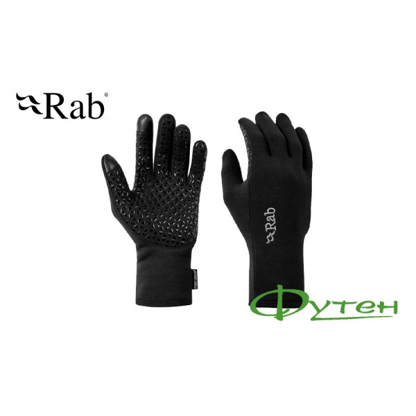 Рукавички Rab POWER STRETCH CONTACT GRIP GLOVE black