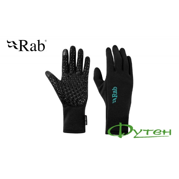 Жіночі рукавички Rab POWER STRETCH CONTACT GRIP GLOVE Wmns black