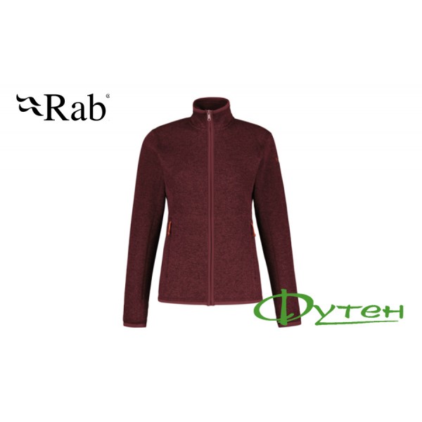 Фліс жіночий RAB QUEST JACKET Wmns deep heather