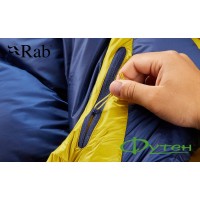 Спальник Rab NEUTRINO 600 Left Zip nightfall blue marl