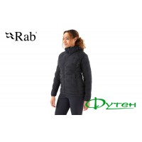 Куртка женская RAB CUBIT STRETCH DOWN HOODY Wmns ebony