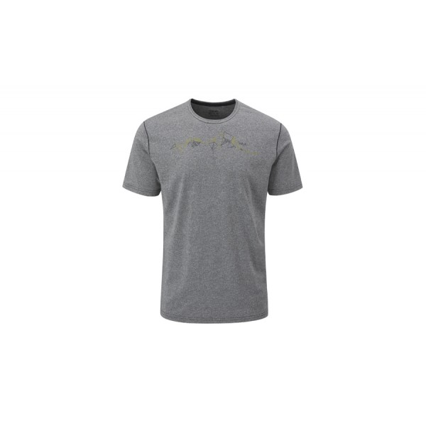 Футболка RAB MANTLE TESSALATE TEE (QBL-57) beluga