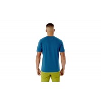 Футболка RAB MANTLE TESSALATE TEE (QBL-57) nightfall blue